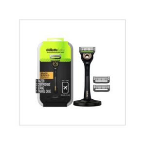 Gillette Razor for Men with Exfoliating Bar Gold Edition